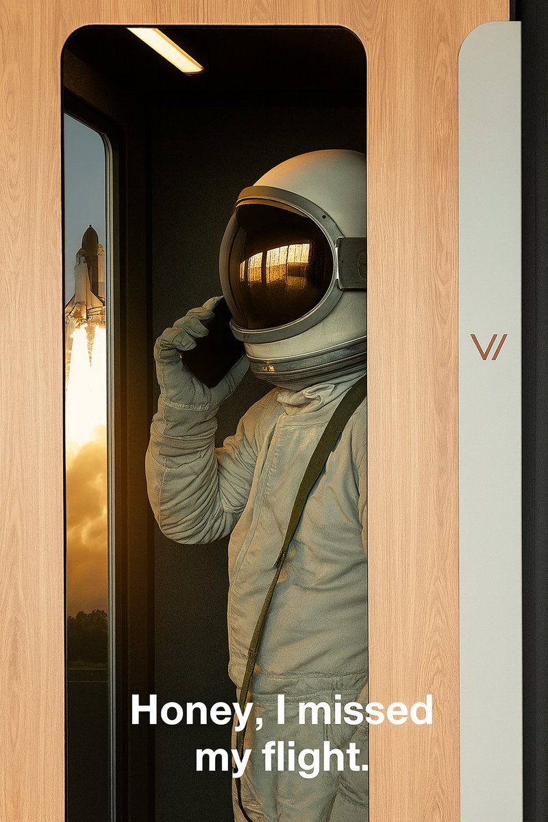 He missed the flight 🌙 Not the call.
When your booth blocks everything - including a rocket launch - you know it’s Vicoustic.
Silence level: Out of this world 🚀