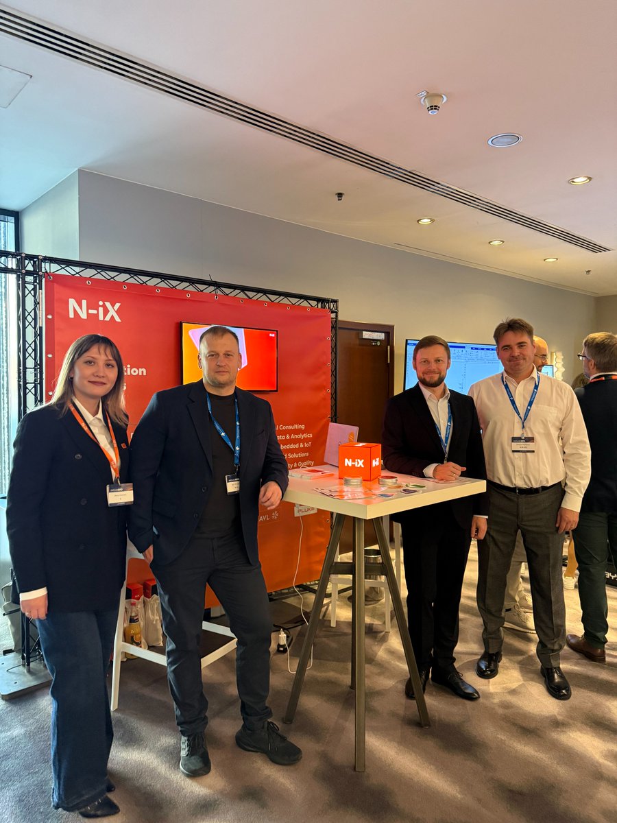 N_iX_Global's tweet image. #MATLABExpo by @MathWorks is live in Munich! ⚡️
Visit the N-iX booth today 🤝

Our engineering teams are inspired by the opportunities of #MATLAB &amp;amp; #Simulink. It is a blend of AI + classical embedded systems for reliable solutions where innovation meets proven methods. #MathWorks