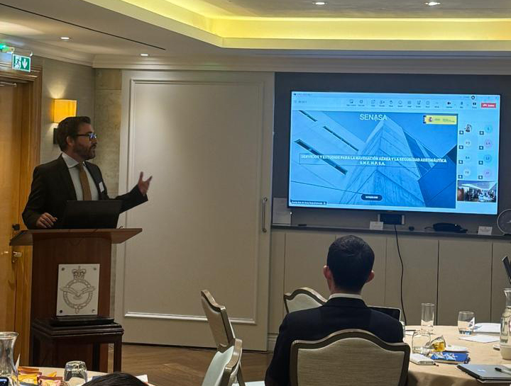 SENASA_Spain's tweet photo. βοΈ π₯ @SENASA_Spain participated in #ICASS conference in London to debate about latest developments on #ReportingSystems. Our UNS team presented the integration of #AI into #SNS processes to enhance #OperationalSafety through the information gathered from #Notifications. https://t.co/ezRyqGYTZW