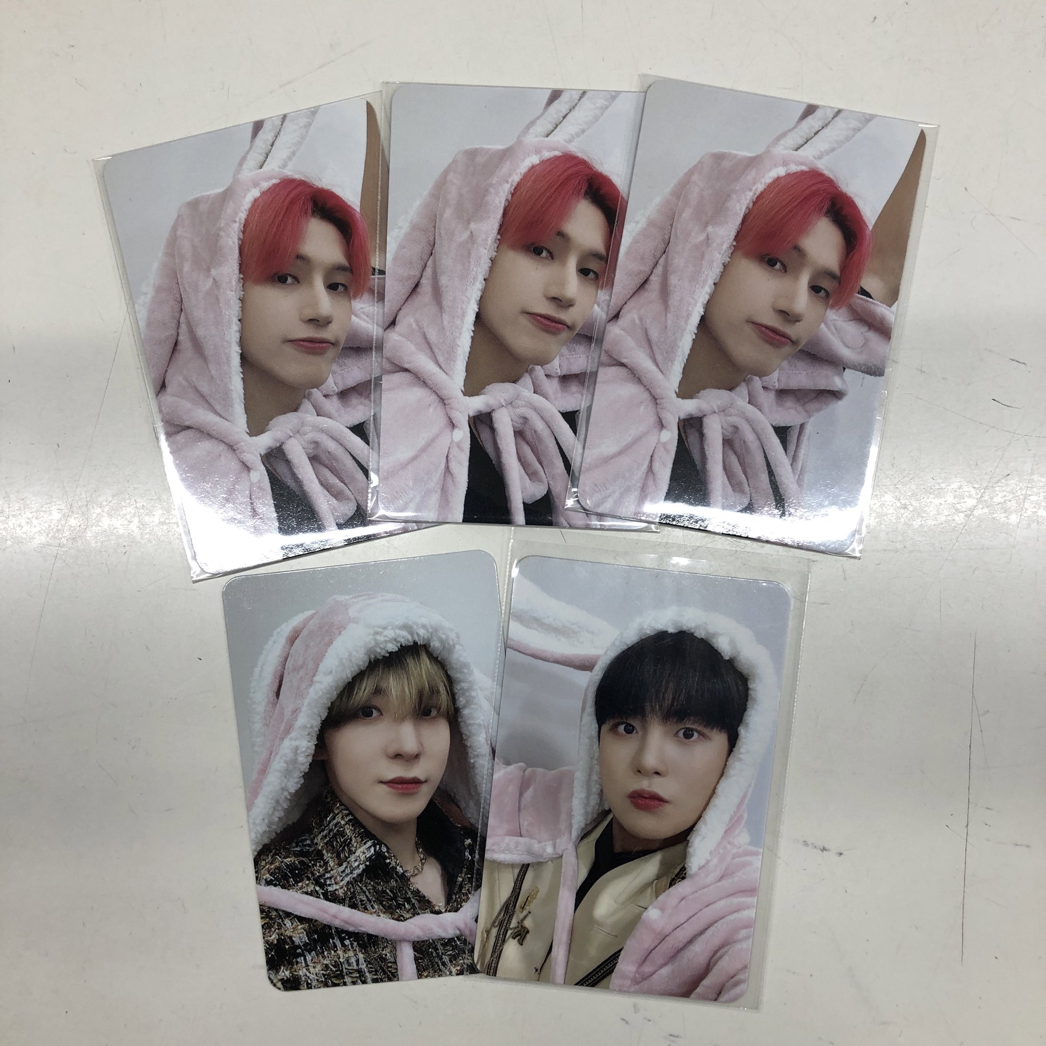 ATEEZ メクス ラキドロ うさぎ Answer サン トレカ アチズ ATEEZ - ATEEZ will JAPAN 会場 限定 ラキドロ トレカ コンプの