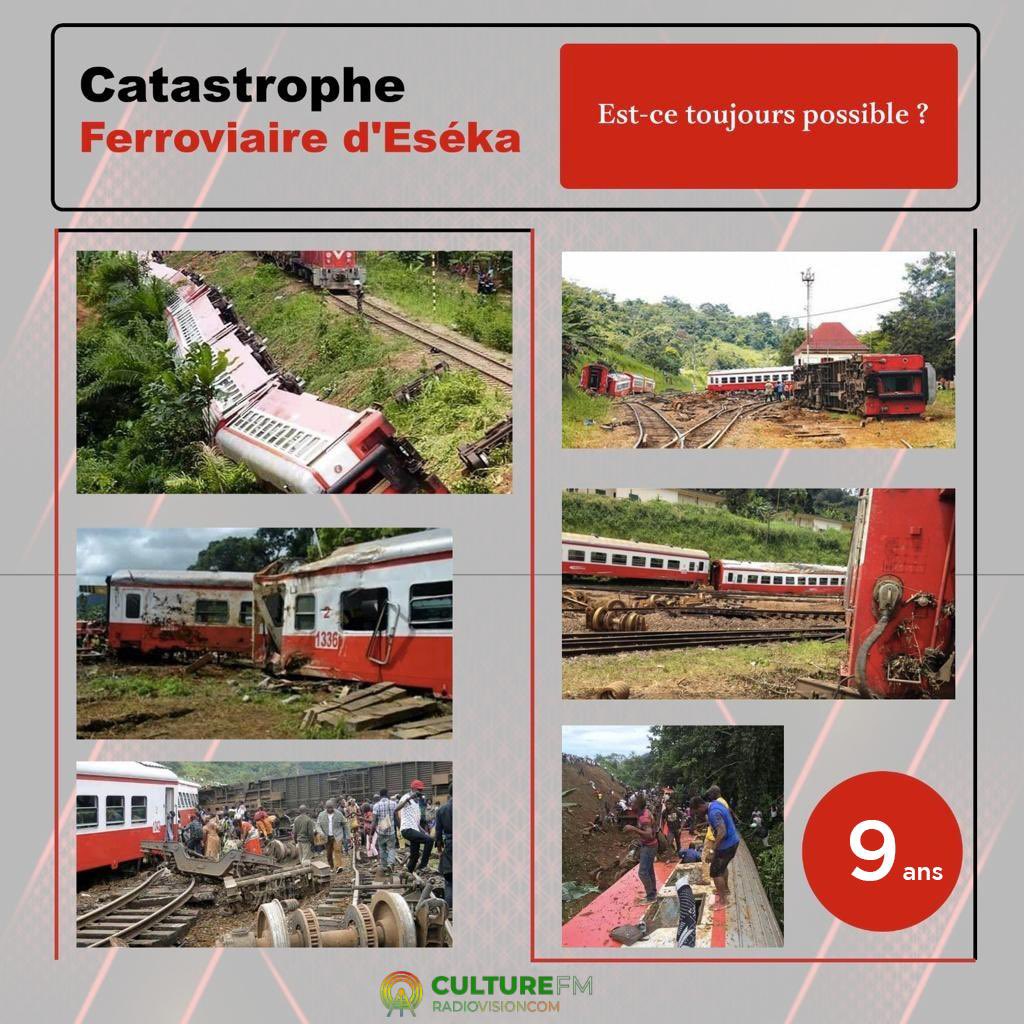 Il y’a neuf ans, Eséka. Le choc, la stupeur, un pays entier en deuil. 

En hommage aux victimes, exigeons que plus jamais une telle catastrophe ne se produise! 

#21octobre2016 #catastrophe #deraillement #train #Cameroun #Eséka #CultureFM