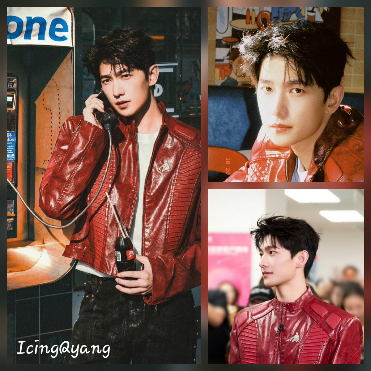 icingquinyang2's tweet photo. #YangYang杨洋 at the #cocacola #liveevent takes time for a #photoshoot that leaves my heart beating fast. #hottie and #cutie #alittleedgy #expressiveface https://t.co/cEAJOECzvp