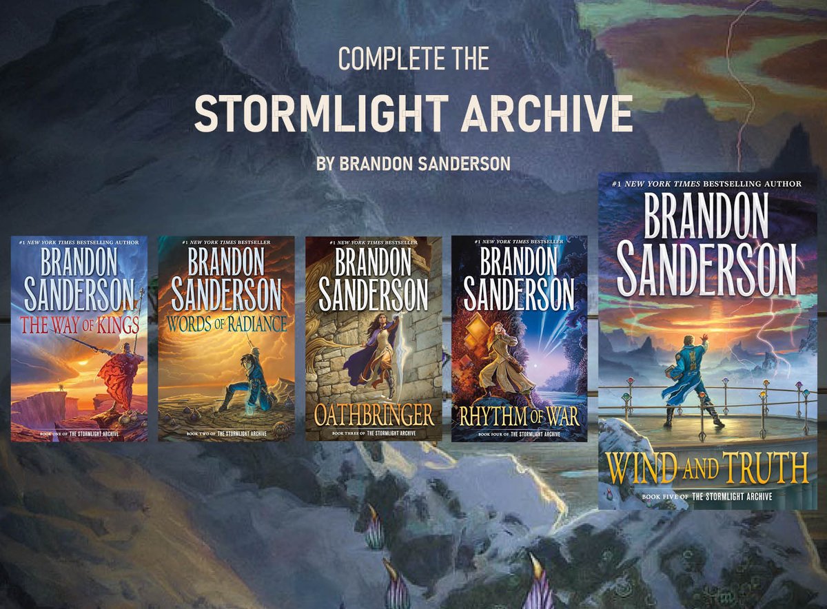 Nightowlbookssa's tweet image. اكتشف السلسلة الكاملة Stormlight Archive للكاتب Brandon Sanderson في متجر Night Owl Bookstore. متوفّرة بغلاف صلب وبغلاف ورقي! ⚡️📚

🚚 نشحن إلى جميع مناطق المملكة ودول الخليج مع توصيل فوري داخل الرياض.

nightowl-bookstore.com/categories/134…

Find the complete Stormlight Archive series by…