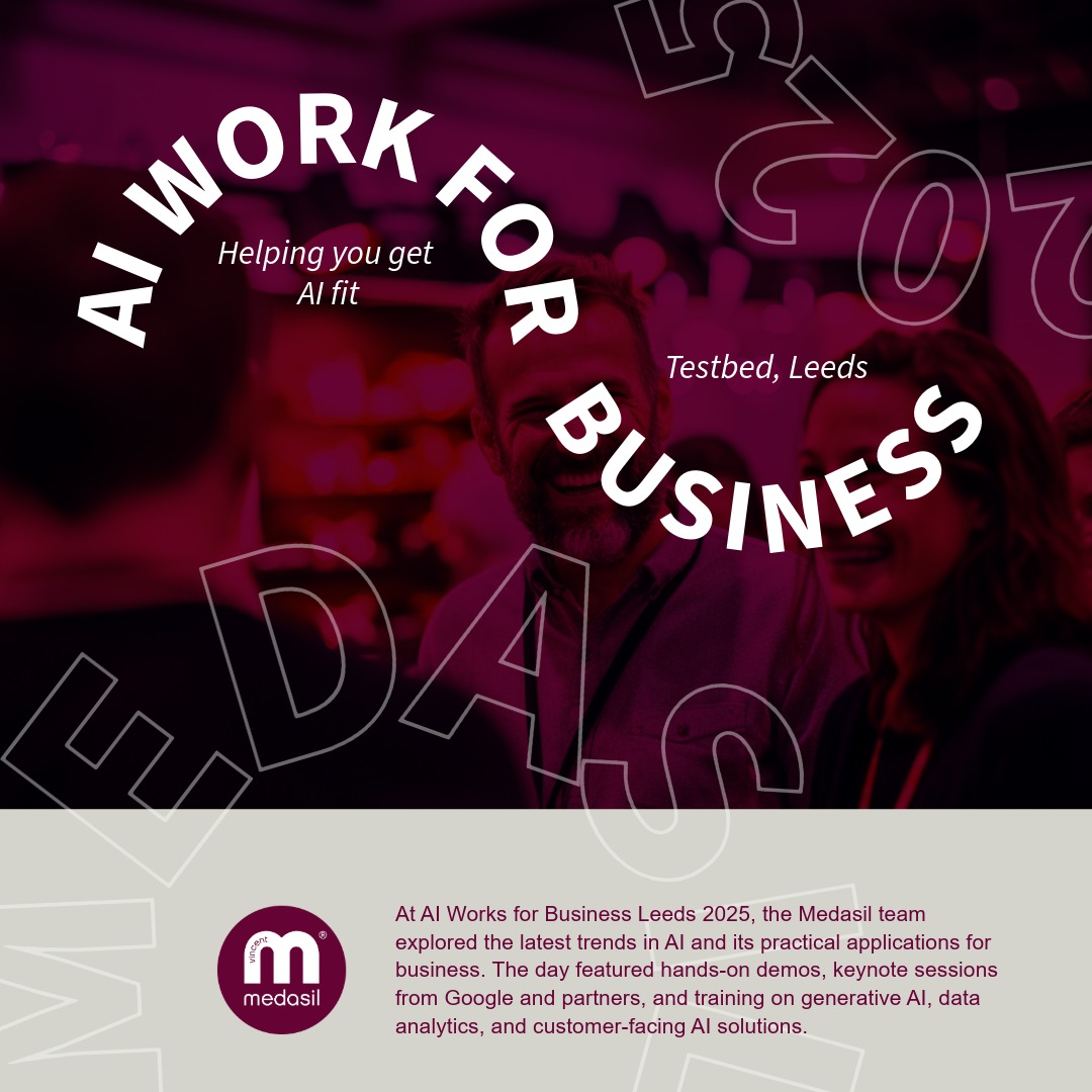 MedasilSurgical's tweet image. Last week, the Medasil team attended Google’s AI Works for Business in Leeds, exploring Generative AI, data-driven workshops, and emerging tech.

“Technology is the tool. People are the power.” That’s how we drive innovation at Medasil. 

#AIWorksForBusiness #Medasil