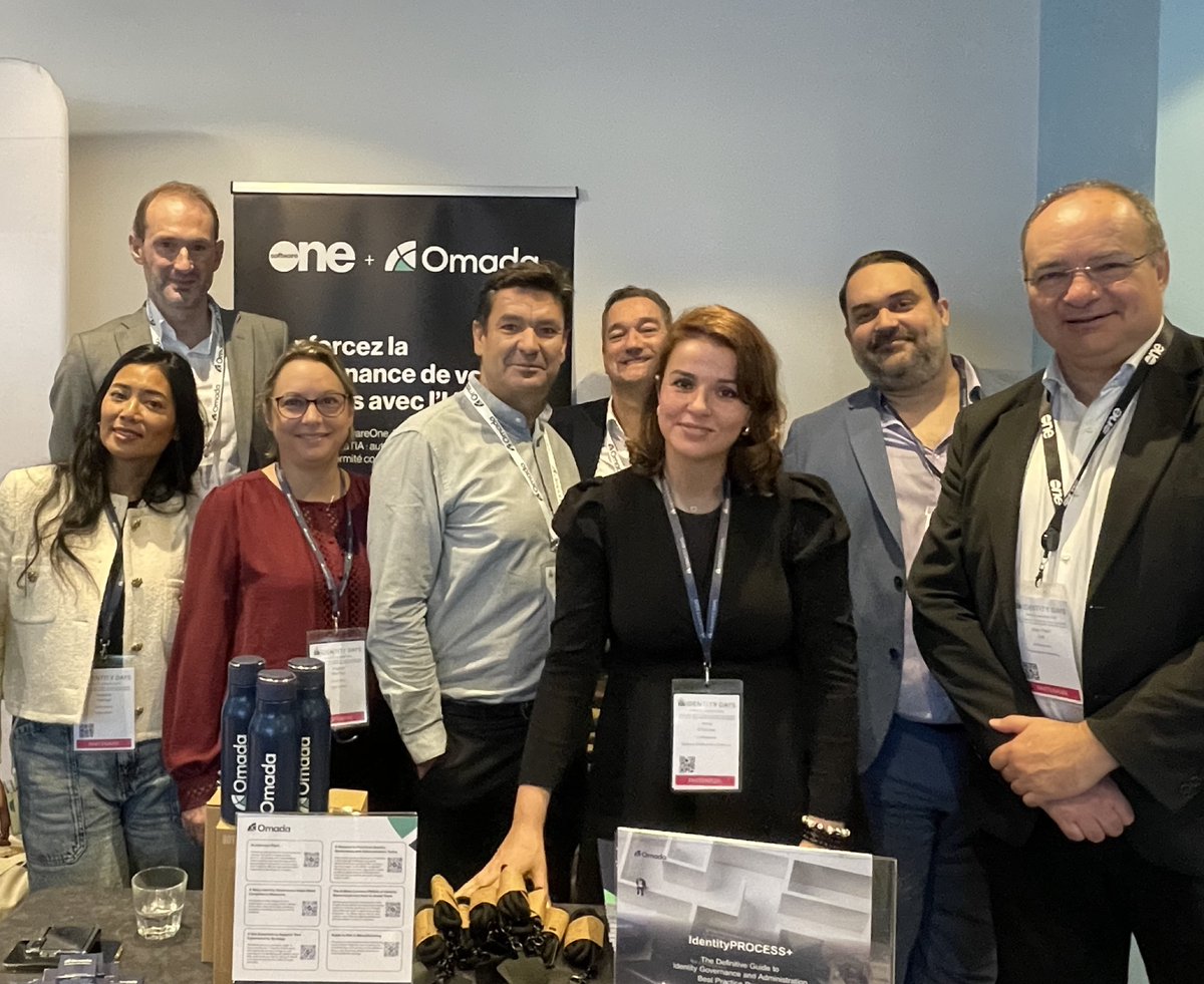 OmadaIdentity's tweet image. Conversations at #IdentityDays Paris with @SoftwareOne show one thing: #IdentityGovernance is evolving faster than most think. 
Stop by our booth to see how Omada + Javi simplify access & #Compliance and fast-track #ZeroTrust in just 90 days!
🔗 bit.ly/4qjAJRB