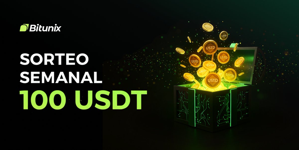BitunixES's tweet image. 🎉 ¡SORTEO SEMANAL – 100 USDT EN PREMIOS! 🎉
Tu scroll diario por X puede convertirse en ganancias reales 💸
Participar te toma menos de un minuto 👇
1️⃣ Sigue a @BitunixES
2️⃣ Dale ❤️ y repostea este tweet
3️⃣ Menciona a 3 amigos criptofans en los comentarios
📅 Tienes hasta el…