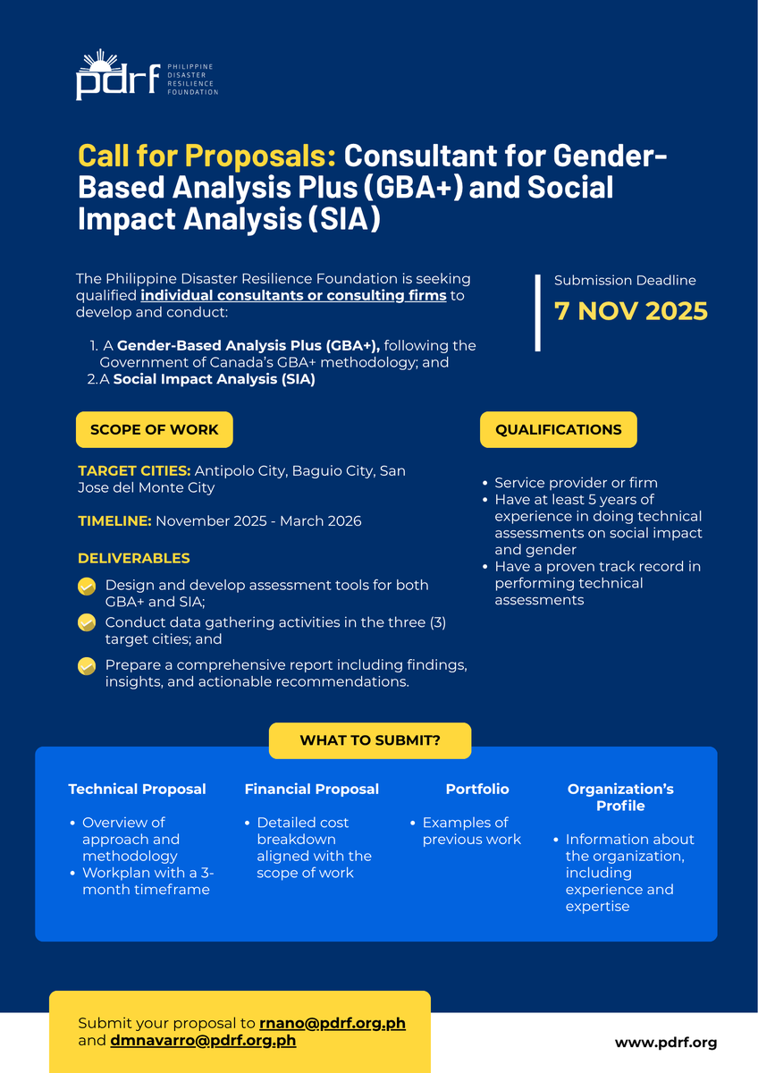 Philippine Disaster Resilience Foundation tweet media