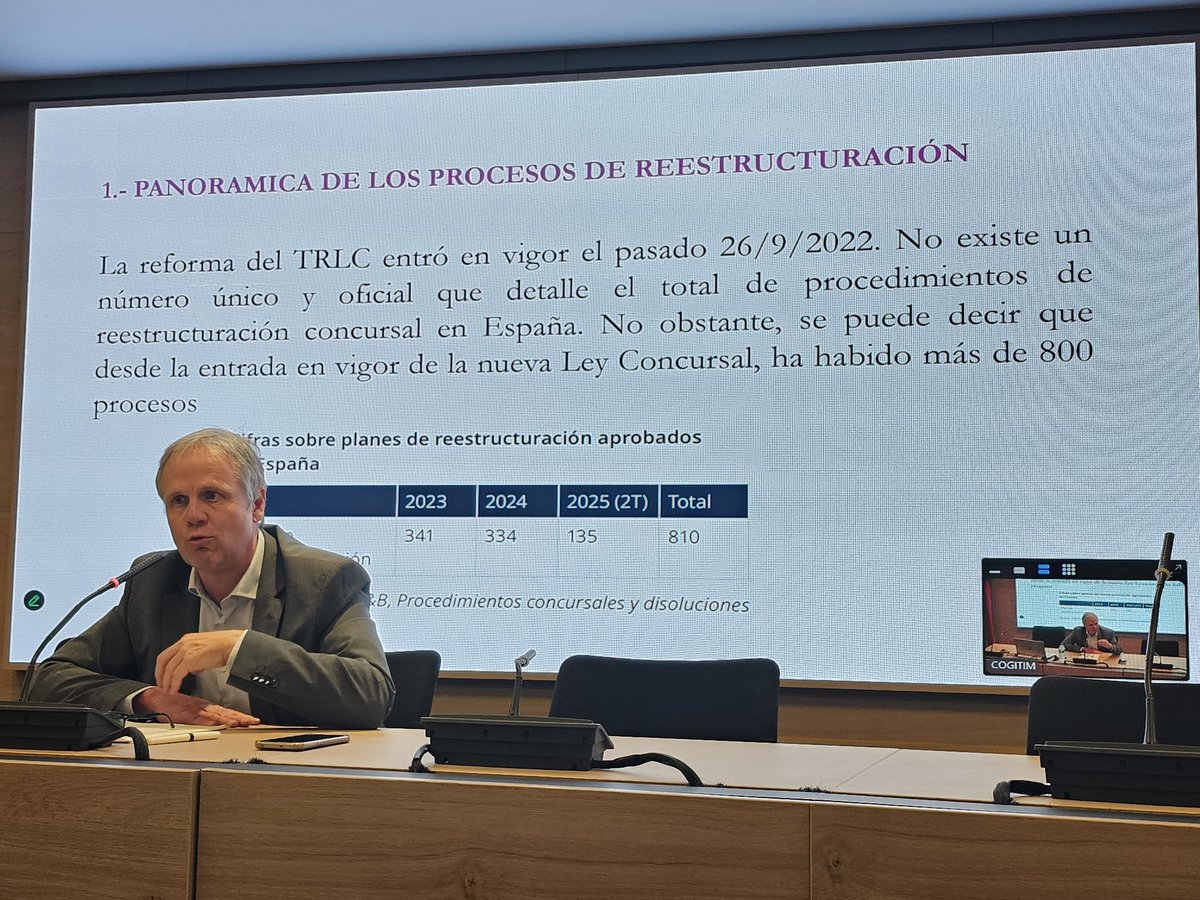 COGITIM (@cogitimadrid) on Twitter photo 🔴 Raúl Llorente, vocal del RAJ del <a href="/ICJCEAuditores/">ICJCE Auditores</a> y ponente de la jornada, está analizando el proceso de reestructuración, la nueva figura del experto, el diagnóstico financiero y operativo y la viabilidad empresarial. 
#COGITIM 🔴 Raúl Llorente, vocal del RAJ del <a href="/ICJCEAuditores/">ICJCE Auditores</a> y ponente de la jornada, está analizando el proceso de reestructuración, la nueva figura del experto, el diagnóstico financiero y operativo y la viabilidad empresarial. 
#COGITIM