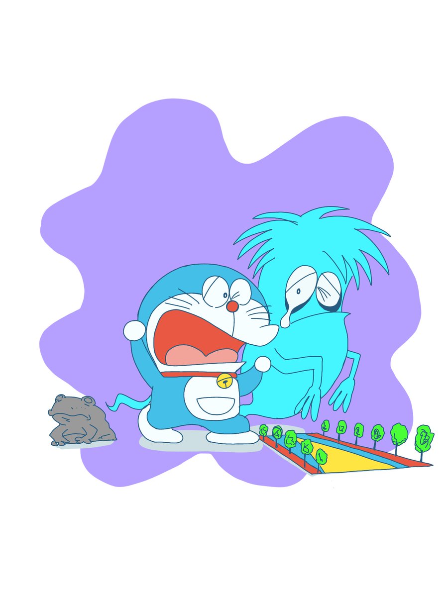 2日目は
少年SF短編より「なくな！ゆうれい」
人の良い幽霊をドラえもんが励ましてます笑
宇宙英雄記の敵のキャラデザもイメージされてたことで有名ですよね。
明日はどのF作品の世界に行くのかお楽しみに✨️
#ドラえもんファンアート