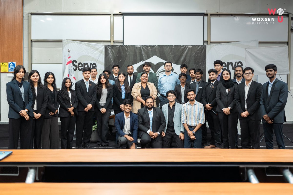 Woxsen's tweet image. First Principles by Dr. Raul — a candid podcast by the Student Council at Woxsen University featuring Dr. Raul. He shares his journey, challenges & the mindset of thinking from first principles — a foundation for future-ready leadership.
#FirstPrinciples #WoxsenUniversity