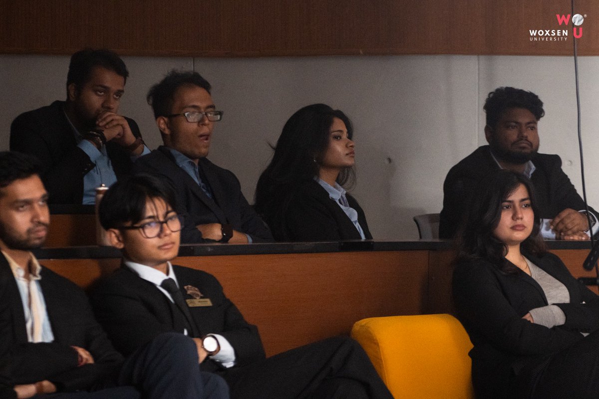Woxsen's tweet image. First Principles by Dr. Raul — a candid podcast by the Student Council at Woxsen University featuring Dr. Raul. He shares his journey, challenges & the mindset of thinking from first principles — a foundation for future-ready leadership.
#FirstPrinciples #WoxsenUniversity