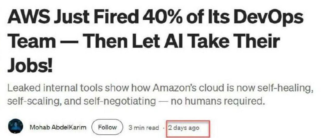lumlax's tweet image. Here we go again🤠: the “AI job swap” circus continues. Lay off thousands for AI, then scramble to rehire when the bots bomb. Microsoft, IBM … what on earth were you smoking?
#AI #Devops #TechJobs