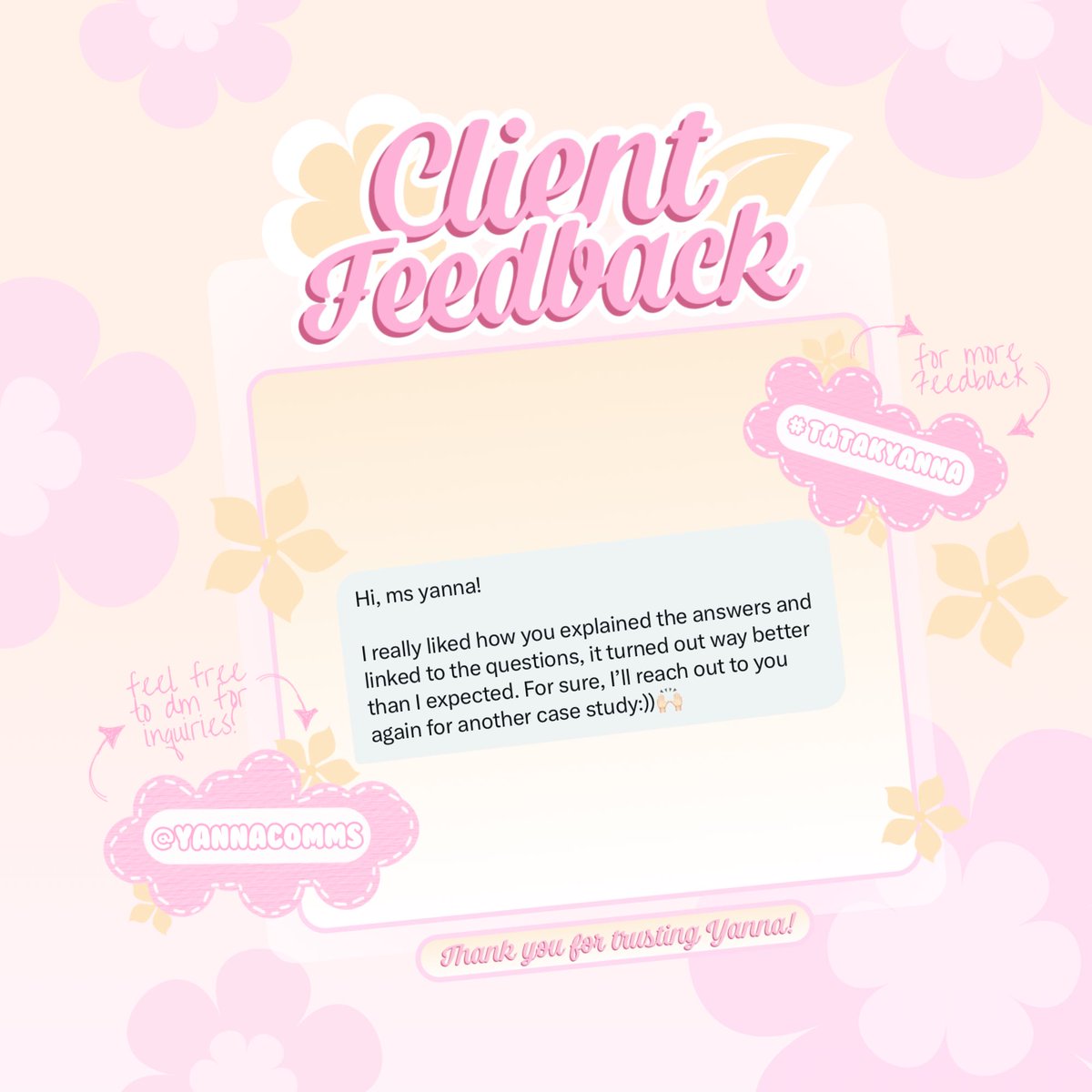 yannacomms's tweet image. #tatakyanna ⟢
𝐓𝐀𝐒𝐊: Business Case Study
earlier this month, i was referred by @acadswithaly to an international client based in canada for a business report on a case study about supply chain management 💗 he was really happy with how it turned out and even promised to…