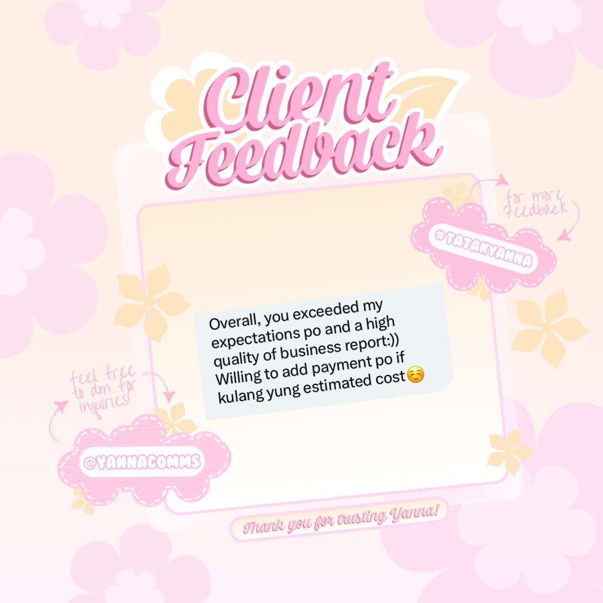 yannacomms's tweet image. #tatakyanna ⟢
𝐓𝐀𝐒𝐊: Business Case Study
earlier this month, i was referred by @acadswithaly to an international client based in canada for a business report on a case study about supply chain management 💗 he was really happy with how it turned out and even promised to…