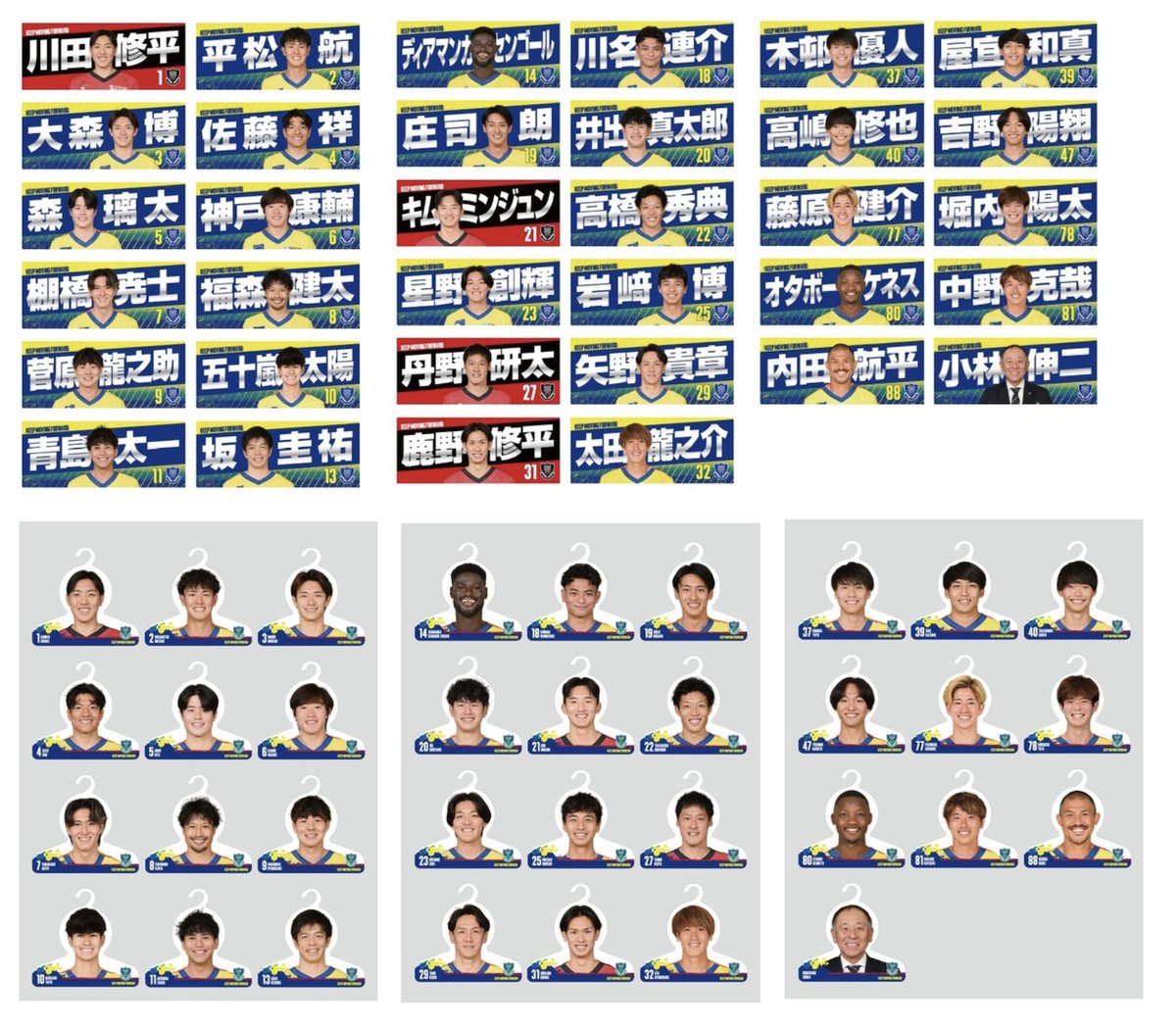 ◤ グッズ情報🛍️ ◢ 今月の2025シーズン所属全選手対応の受注グッズ