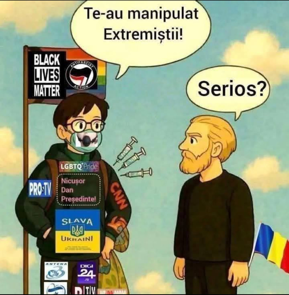 "Pentru mine, să nu mai văd javre useriste, incompetente, impostoare și agresive, măcar 6 luni, la Guvern, e un pas mic pentru om, un salt mare pentru omenire!" ✌️