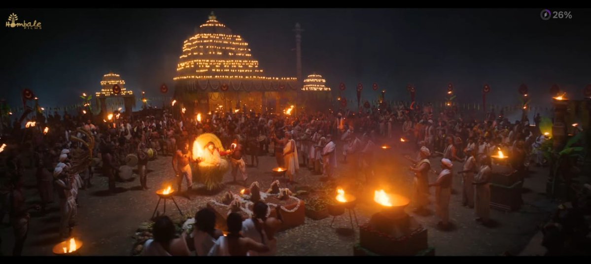 Unstoppable energy, thunderous cheers — Kantara is setting fire to cinemas this Diwali!... 
#CelebrateDiwaliWithKantara