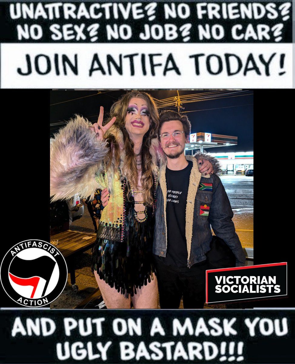 Here's a pair of retards that are anti-fascist, pro-mass-immigration and hate Australia.