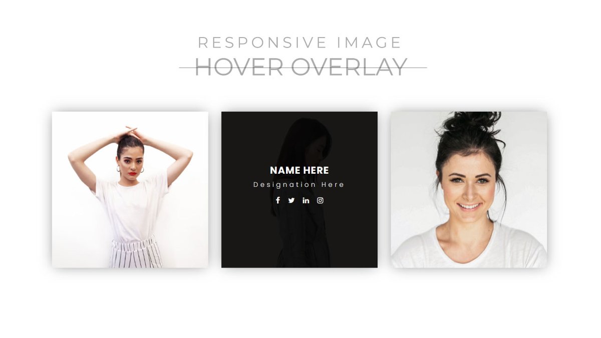 NewsDai37363262's tweet image. Overlay Animation on Hover
Video: youtu.be/ucAeBP_Dj6U
#html #HTML5 #CSS #CSS3 #webdevelopment #webdevelopers #Coding #FrontEndLove #100DaysOfCode #cssanimation #imageoverlay #animation #neduzone