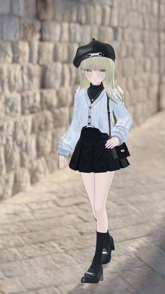 もちふぃった～で色々着せてみながらテスト中～
#Skimmia3D