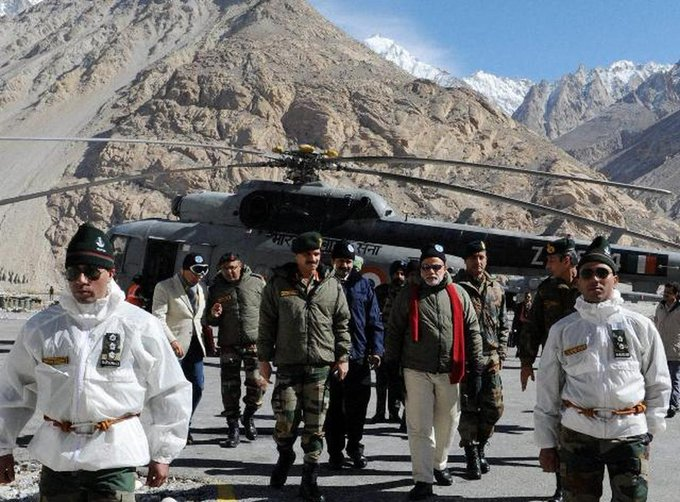 BJP4India's tweet image. PM Modi’s visit to INS Vikrant wasn’t for personal reasons but for the personnel of the Navy.
From Siachen to Kargil, PM Modi has celebrated Diwali with jawans every year.
From privilege to patriotism, that’s the difference PM Modi brings to the table, and that’s the vision…