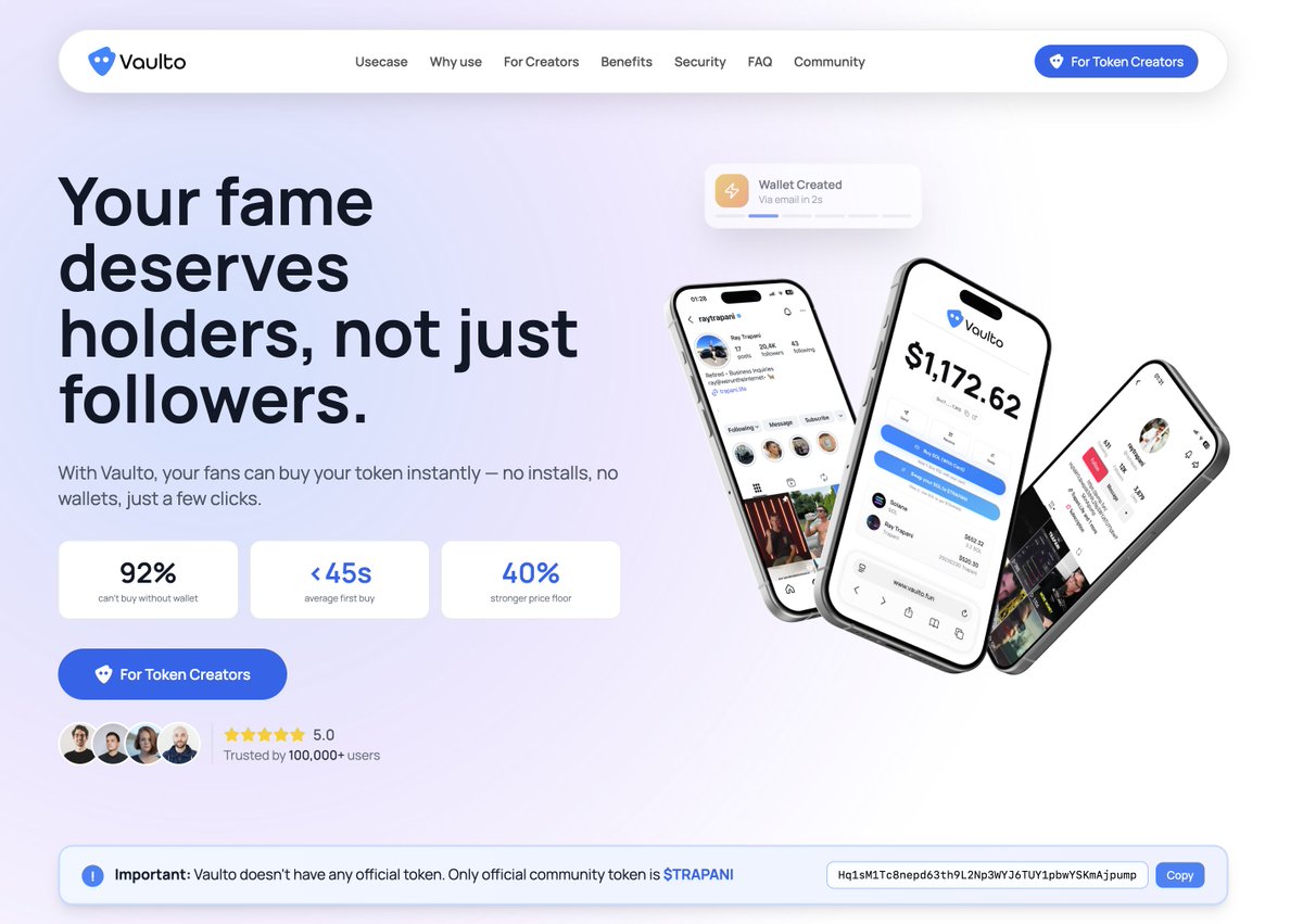 mrjuro's tweet photo. Have you seen what @raytrapani (from Netflix’s Bitconned) just launched? 👀
He’s building a new utility designed for massive onboarding of people into https://t.co/DQiTXhfkX8 tokens — and he’s got his own community token $TRAPANI 💥

Hq1sM1Tc8nepd63th9L2Np3WYJ6TUY1pbwYSKmAjpump

Let’s show @pumpdotfun what the next big thing looks like 💪 #Solana #Pumpfun #Trapani