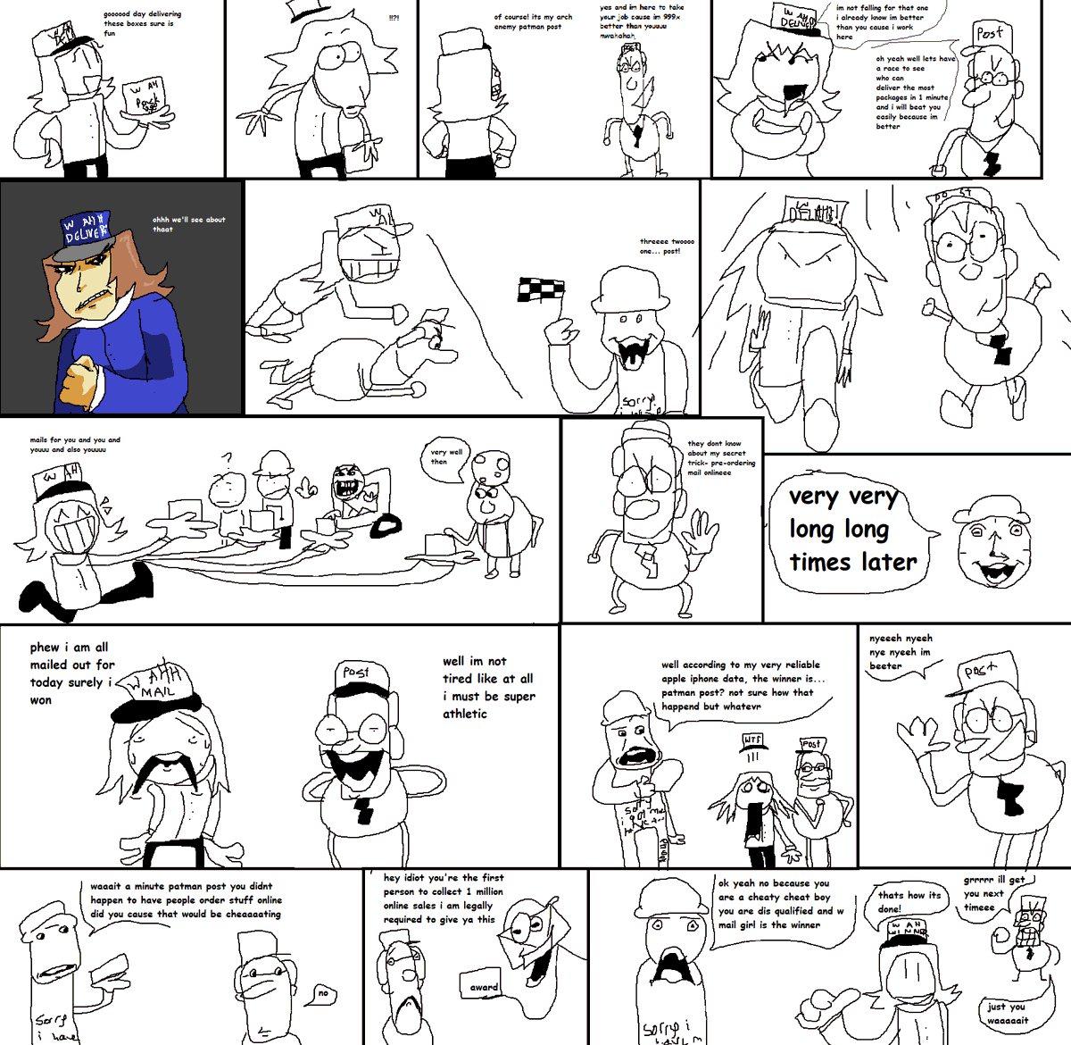 osmisanidiot's tweet image. mailgirl bandu apple comics