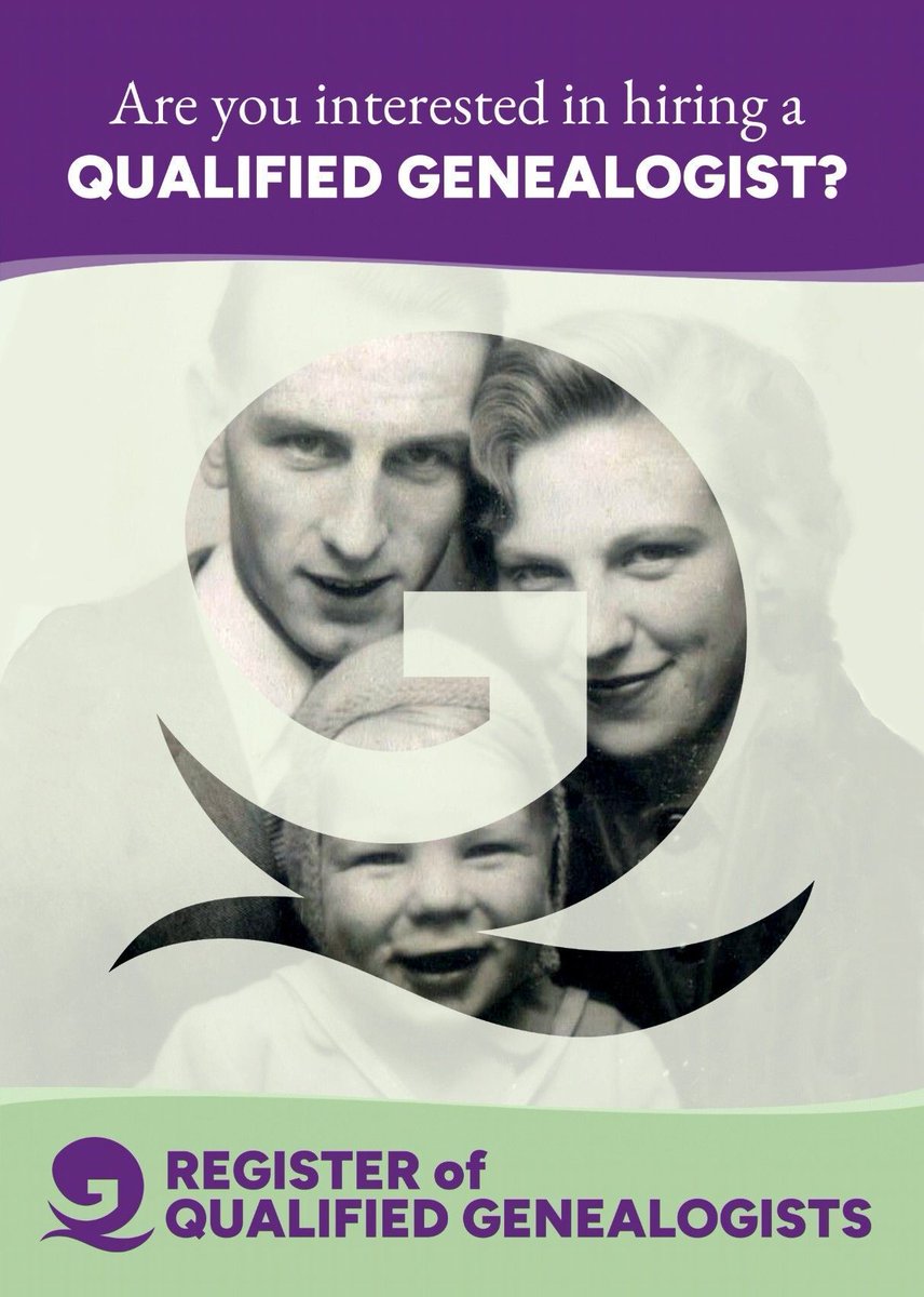 Your family history deserves the best care. Need assistance? Consider hiring a qualified genealogist for expert research! Check out the directory of the Register of Qualified Genealogists: qualifiedgenealogists.org
#genealogy #familyhistory #RQG #qualifiedgenealogists