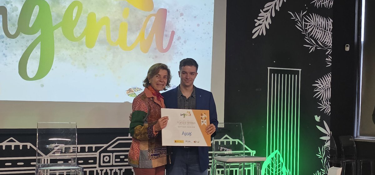 Food4LifeSPAIN's tweet photo. @esFIAB 🏅¡Momento de entrega de premios!  

👉 Suben al escenario para recoger sus reconocimientos, los ganadores de los pemios #Ingenia2025: AJAX-DNA, @GRODITECH y #URAPHEX y de los premios #Outgenia2025: @fresh_check

¡Enhorabuena! 👏

#Alibetopías25 https://t.co/l1eQDsEuB1