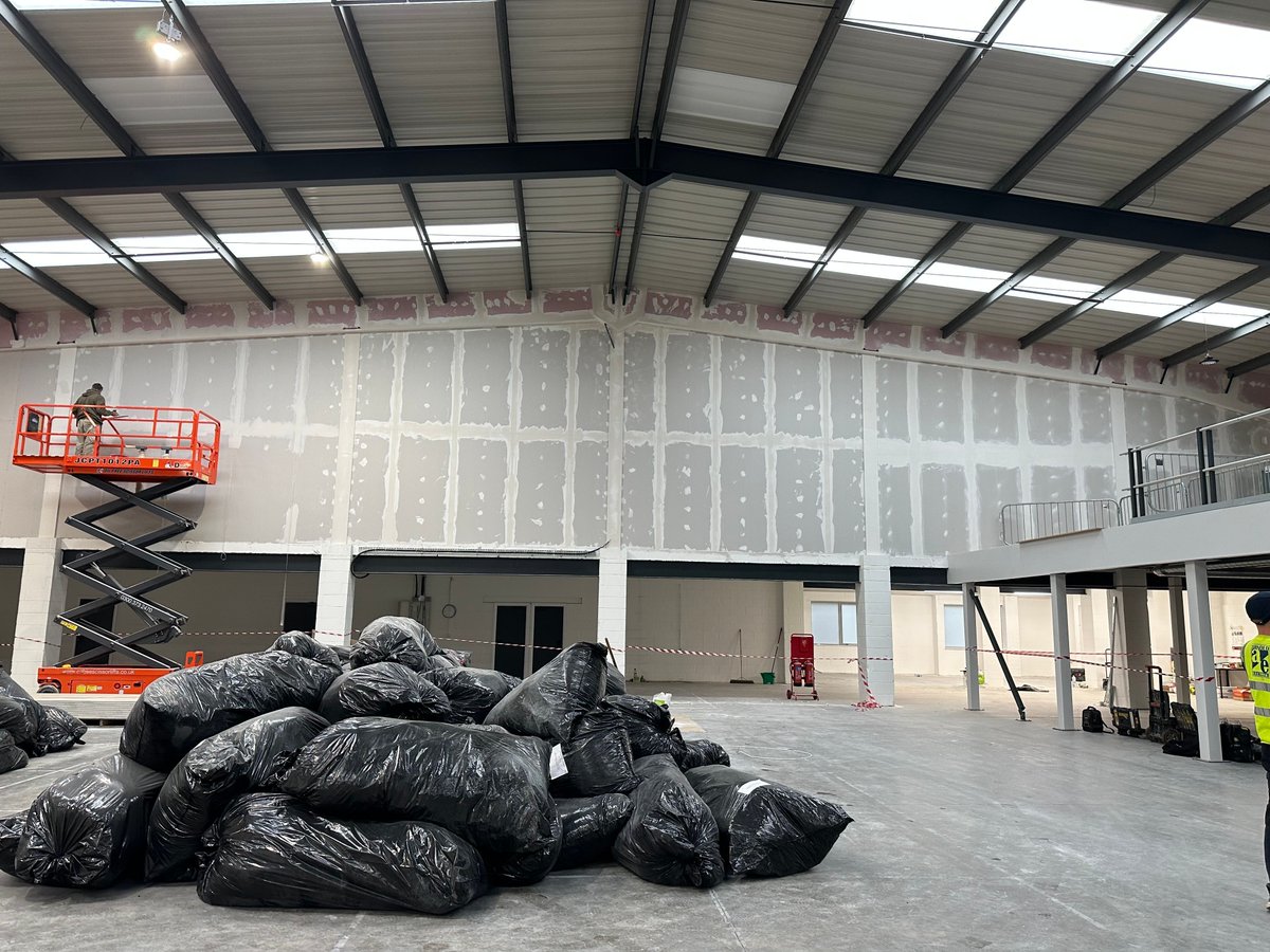 We're now five weeks into our turnkey fit-out project for Elevator Equipment in Leicester 🏢 

It's brilliant to see this new headquarters taking shape, watch this space as we continue transforming it into a high-performance workspace for the Elevator team!