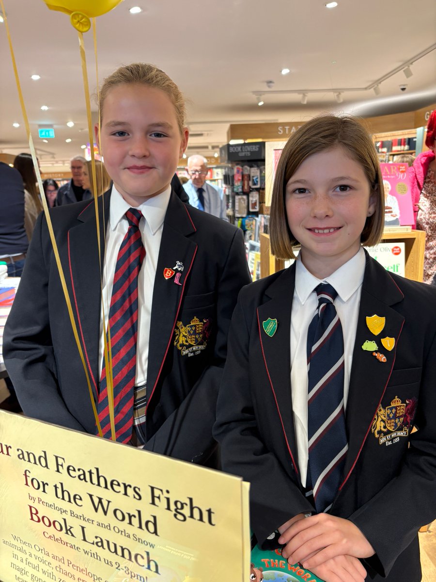 Pupils Orla and Penelope have co-created a dyslexia-friendly children’s book, Fur and Feathers Fight for the World, with AI, creative ideas &amp; support from Forest 1st Tutoring.

📖 Copies: forest-1st-tutoring.co.uk All profits go to charity.

#ProudlyPartOfKESFamily #DyslexiaFriendl