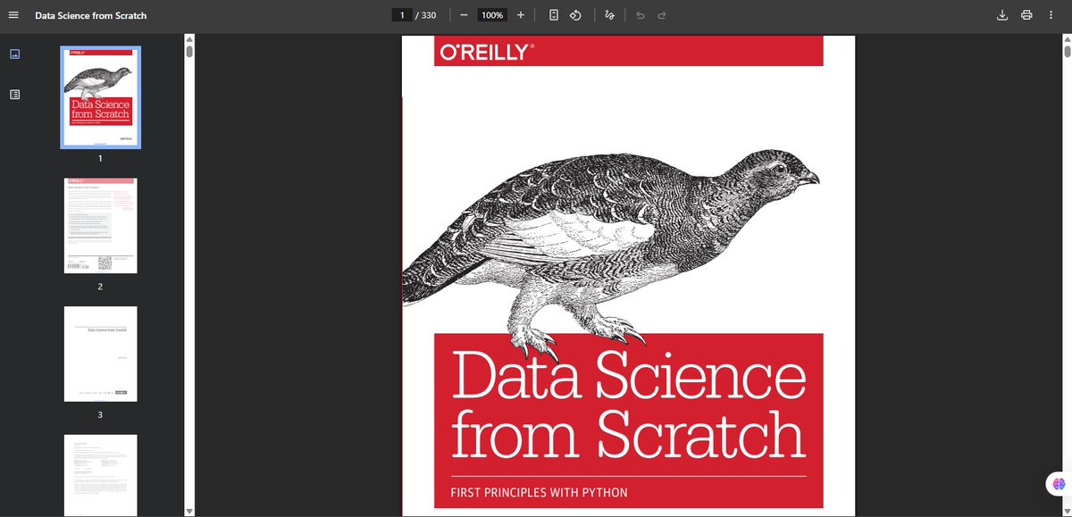 Avaneesh_singh7's tweet image. Starting Data Science from Scratch, time to level up