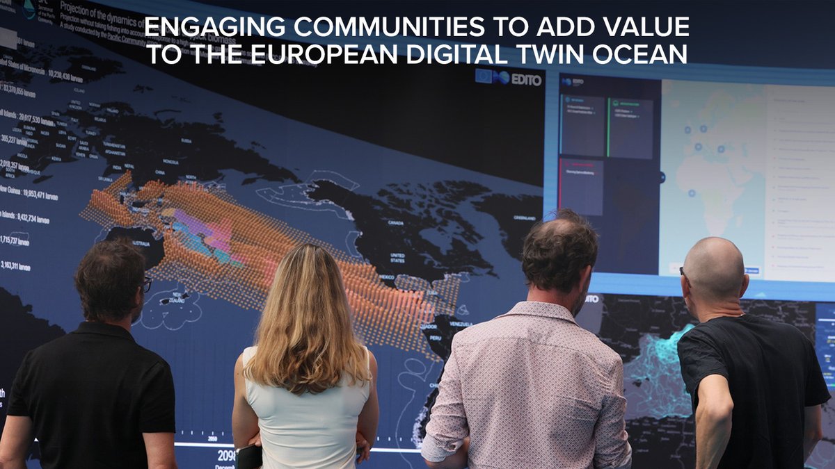 edito_dto's tweet image. 🚀On the eve of the #EDITO Hackathon, we celebrate the growing community shaping the future of the #EuropeanDTO
🧠From beta testers to data scientists, users are co-developing models, apps &amp;amp; what-if scenarios to turn ocean data into action
🔗tinyurl.com/ykx7dewf
#MissionOcean