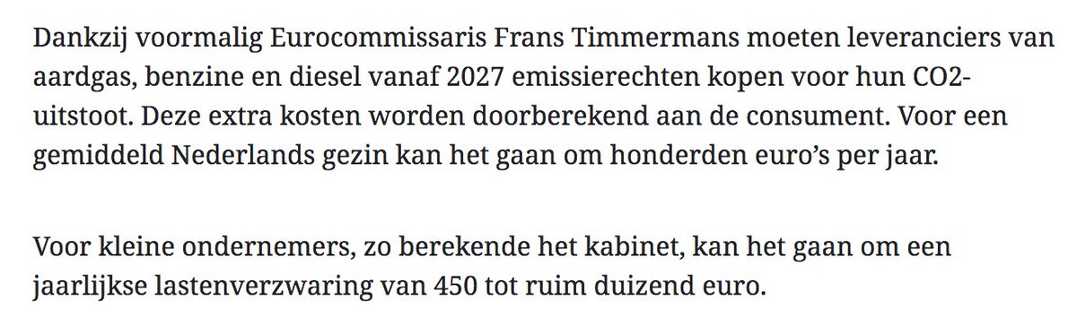 Dit krijgen we straks aan de lopende band als Timmermans premier wordt. We worden verder de armoede ingeholpen.