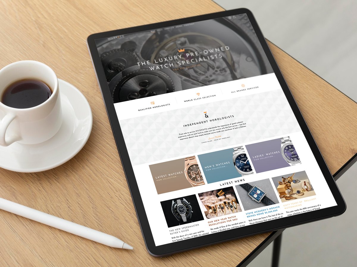 buzzdesign's tweet image. We designed a website concept for Milek &amp;amp; Co, an independent horologist specialising in repair, restoration, and sales. ⌚️ We designed a timeless website that showcases their expertise and range of services for discerning customers. #webdesign #websitedesign #digitaldesign