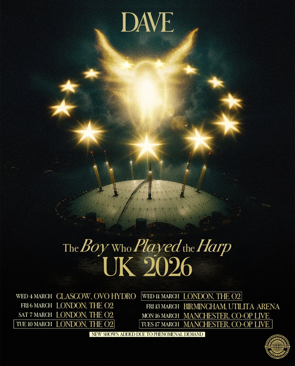 🔥 <a href="/Santandave1/">SANTAN</a> EXTRA DATES added to 2026 arena tour!

#GigTickets on sale Thursday at 9am. ow.ly/MkZ550Xfqoq