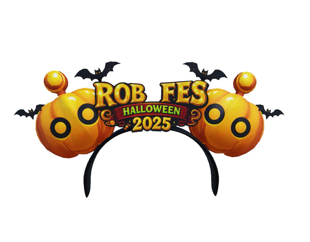 Robloxlaboen's tweet image. These are the 4 FreeUGC we will be giving away on Roblox on October 24th at RobFes Halloween🎃!