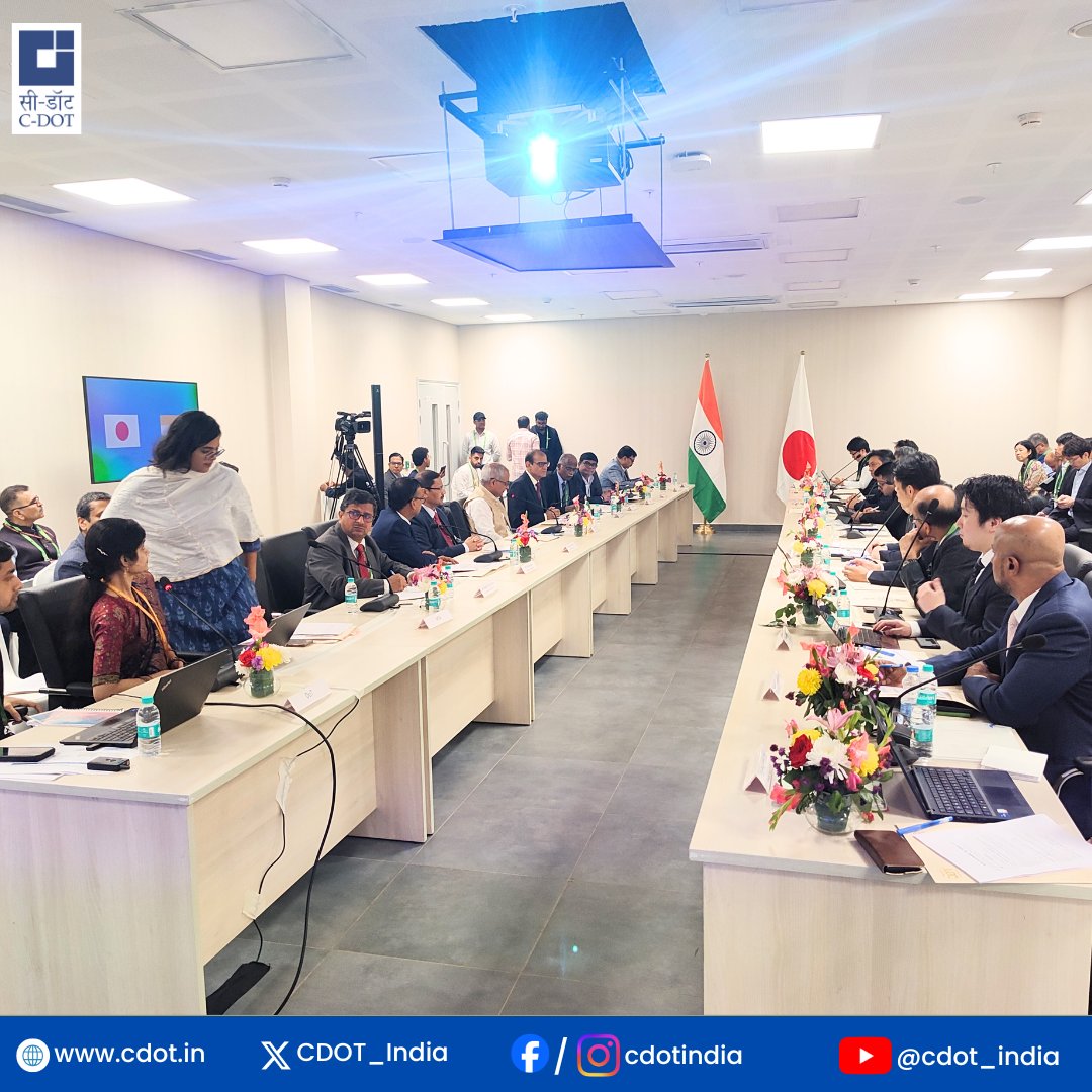 Advancing Quantum Security through India–Japan Collaboration

Participated in the 8th Joint Working Group Meeting on India–Japan Collaboration and delivered a presentation on C-DOT's Quantum Security Solutions.

Shared insights on <a href="/CDOT_India/">C-DOT</a>’s 40+ years of #innovation in