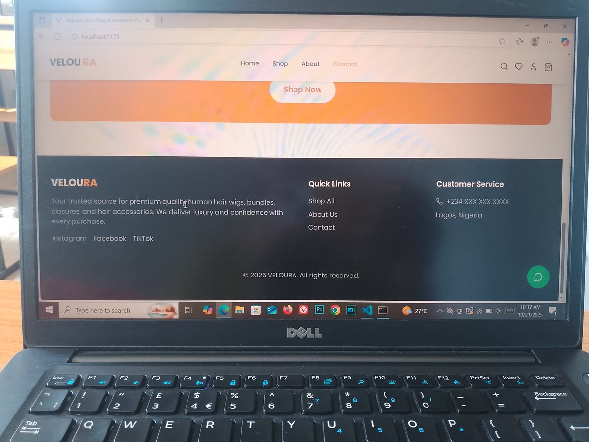 tech_evolv's tweet image. Connection, coded beautifully 💻🌸
The Veloura Hair Contact Page blends smooth UI with a responsive, accessible design — because every brand deserves a voice that listens.
Built with React.js + TypeScript ✨
#VelouraHair #ContactUs #ReactDeveloper #WebDesign #FrontendMagic