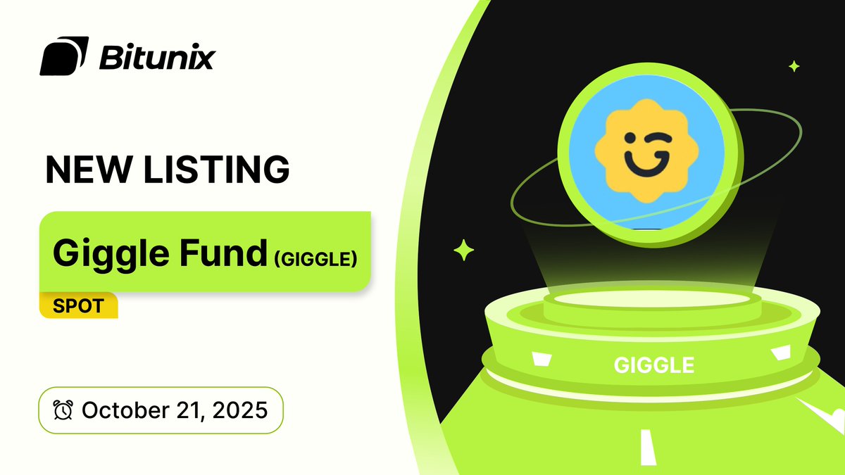 BitunixOfficial's tweet image. 📣 $GIGGLE @GiggleFundBSC Trading is now available on Bitunix Spot!
🚀 Spot Trading bitunix.com/spot-trade/GIG…
ℹ️ More Details bitunix.com/coin-introduce…
