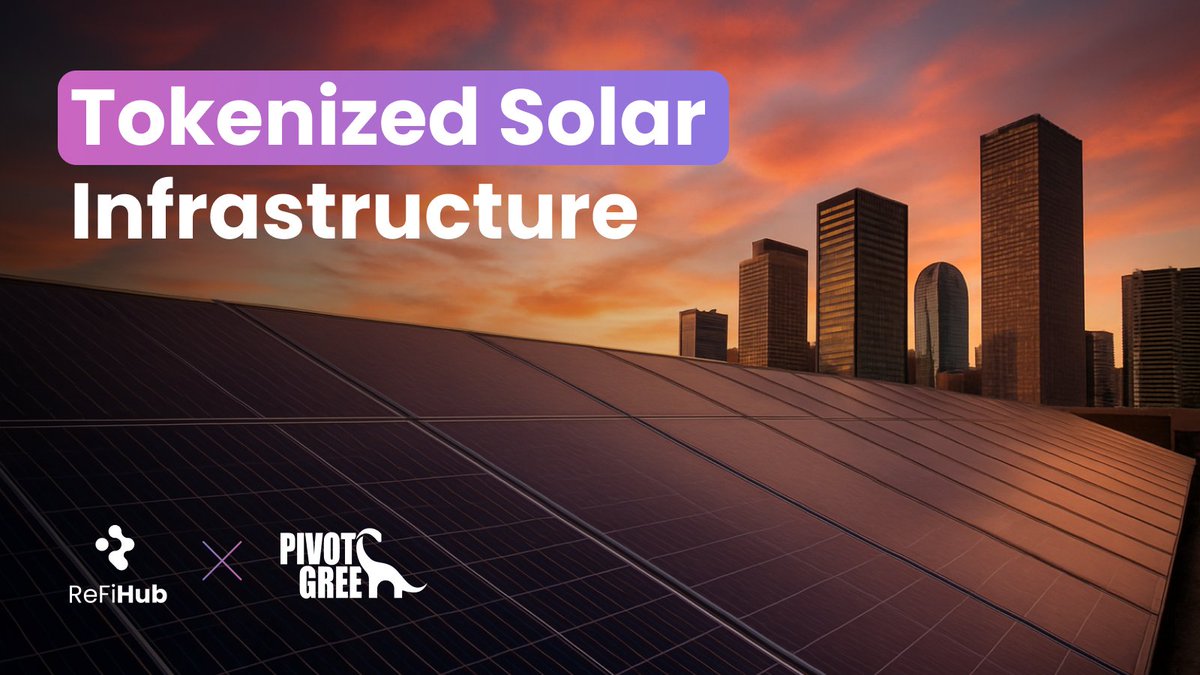 refihub's tweet photo. Live today ⚡️

Pivot Green’s operational solar asset opens to investors today.

16.8% projected IRR, w/ contract backed cash flow.

Own the sunshine. Earn in USDC. https://t.co/DPbeXUy9dY