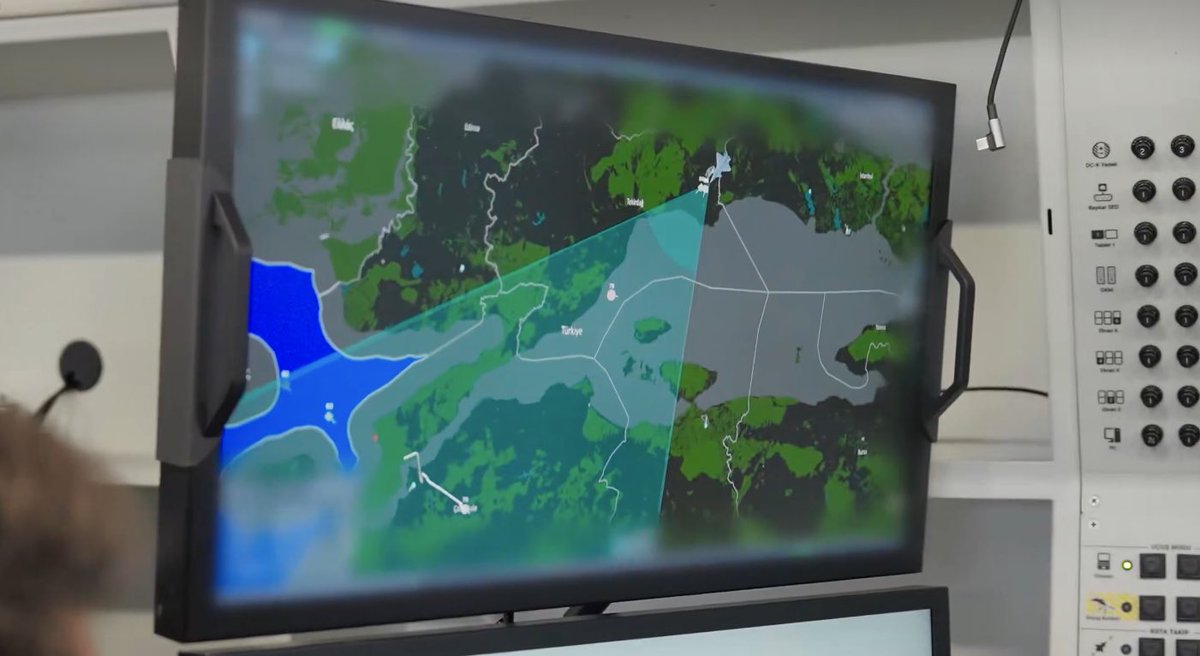 KIZILELMA’ya entegre edilen yerli AESA radarın 230km menzil içindeki alanı taradığı anlar.