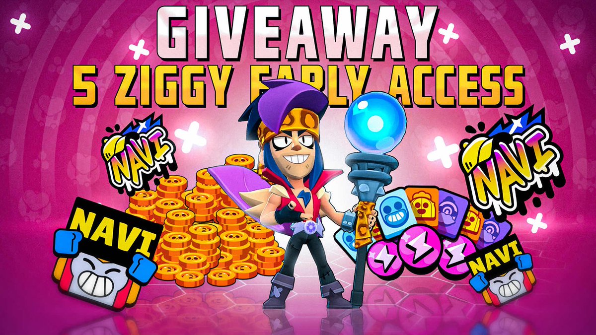 ジギー先行プレイパック×5 プレゼント🎁

応募方法: 

1)フォロー <a href="/NAVIBrawlStars_/">NAVI Brawl Stars</a> ＆<a href="/sou_YT_bs/">Sou*【そう】</a>
2) リポスト♻️
3) 2人のフレンドをコメントでメンション💬

Don’t forget to buy NAVI in-game items: go.navi.gg/navi_brawl_sta… 

約5日後に当選者発表します！
𝐆𝐨𝐨𝐝 𝐋𝐮𝐜𝐤🍀