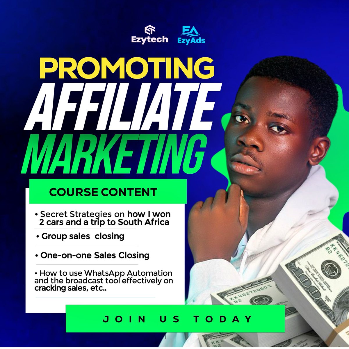 sirezy91's tweet image. This Course program will solve majority of your sales closing and lead generation problems with proven techniques that work every time
If you’re an affiliate marketer or you sell things online I’ll always recommend you get a copy of this Course.
* Learn how to create urgency…