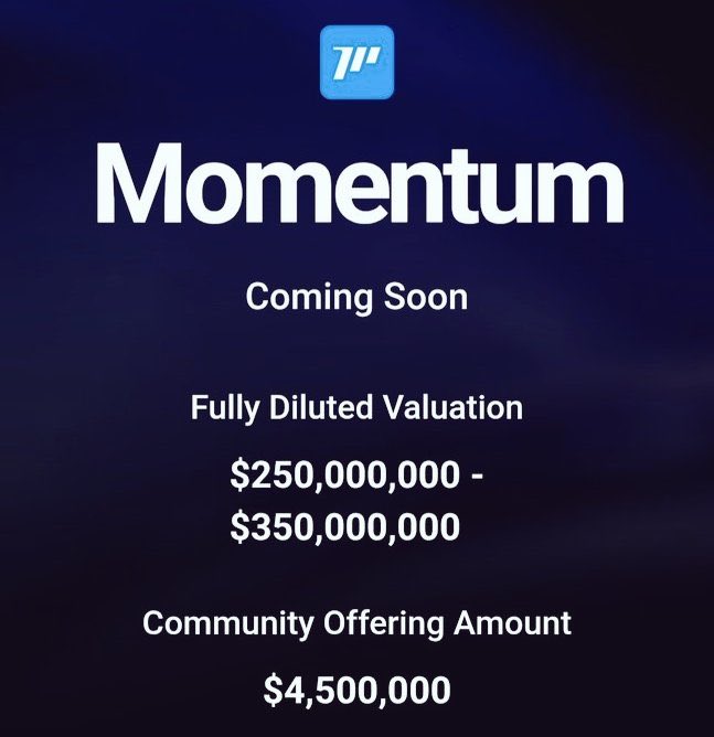ApexVⓂ️Ⓜ️T (@ap3xv_) on Twitter photo We have less than 24 hours to submit our 5 momentum tweets.
Here are a couple things to take note of:
1. Make sure you add "Ⓜ️Ⓜ️t" to your username.
2. Make sure you tag <a href="/MMTFinance/">MomentumⓂ️Ⓜ️T</a> and <a href="/yieldbasis/">yieldbasis</a>
Momentum has already become the core liquidity layer for most token launches We have less than 24 hours to submit our 5 momentum tweets.
Here are a couple things to take note of:
1. Make sure you add "Ⓜ️Ⓜ️t" to your username.
2. Make sure you tag <a href="/MMTFinance/">MomentumⓂ️Ⓜ️T</a> and <a href="/yieldbasis/">yieldbasis</a>
Momentum has already become the core liquidity layer for most token launches