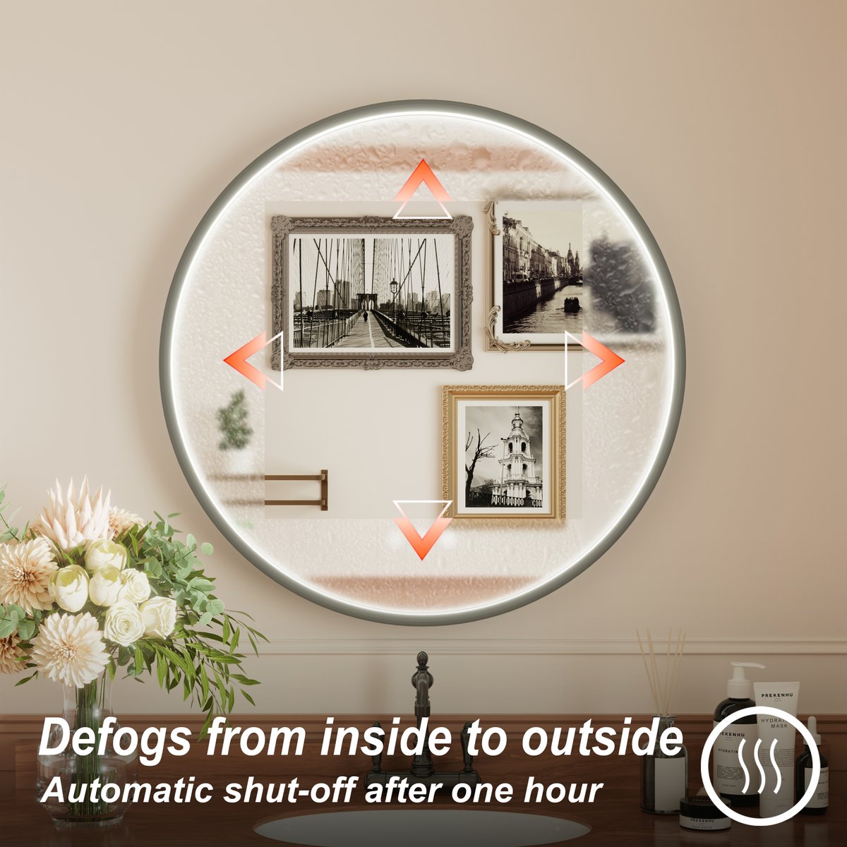 Tech + Design = Perfection! 🤩
Our Round Bluetooth LED Mirror is HERE!
🔸 Stream Music Wirelessly from your phone! 🎧
🔸 Customizable Lighting
🔸 Premium Anti-Fog Tech
🔸 Modern Circular Design
Upgrade your smart bathroom! 
Don't wait!⏳
amazon.com/dp/B0FFB23W2N
#SmartHome #Vanity