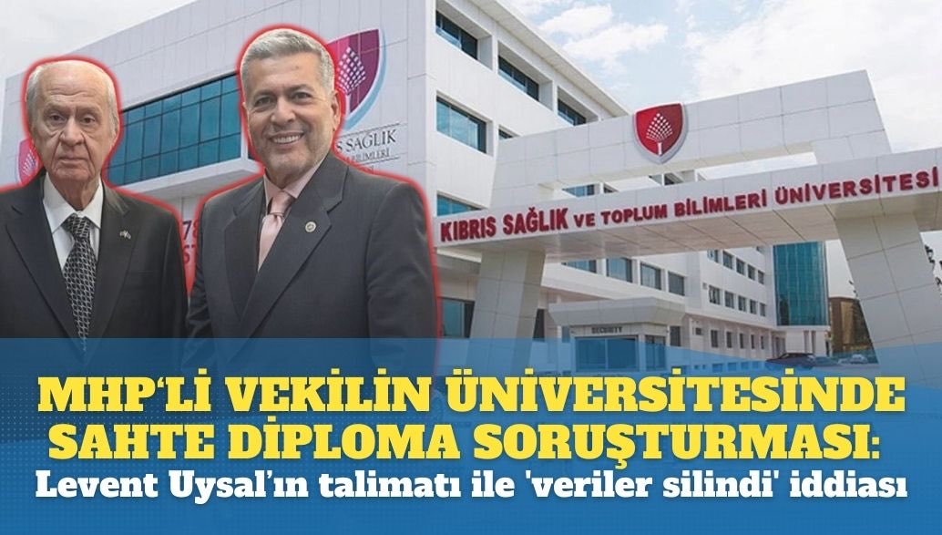 Mhp Kıbrıs seçim sonuçlarına çok yüksek tondan karşı çıkıyor ama sahip çıkmak için mi yoksa çıkar için mi düşünülür!
Malum, Mhp Mv. Levent Uysal’ın eşi Ece Uysal’ın kurduğu Kıbrıs Sağlık ve Toplum Bilimleri Üniversitesi'nin sahte diploma dağıttığı haberleri ortaya çıkmıştı!