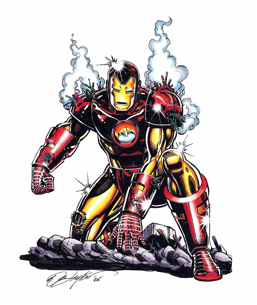 For the third year, I will be attending the Tokyo Comic Con on December 5th-7th along with my friends at <a href="/DiceLatte/">Dice Latte</a> Cafe.  I started working on some art for that event. Here's a battle-damaged Iron Man 9 x 12 drawing. <a href="/TokyoComicCon/">東京コミコン & 大阪コミコン | TokyoComicCon & OsakaComicCon</a>  <a href="/Marvel/">Marvel Entertainment</a> <a href="/Iron_Man/">Iron Man</a>