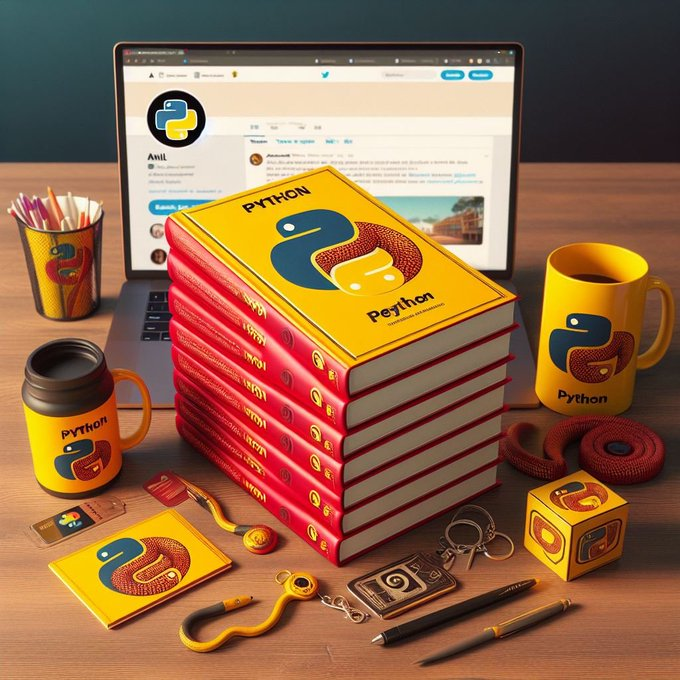 Ashikuzzam66472's tweet image. Learning PYTHON is so hard.
So, I've built a Complete PYTHON Guide in 24 days.
Includes this book:
→ syntax
→ keywords
→ and functions.
𝐖𝐨𝐫𝐭𝐡 $𝟐𝟗, 𝐛𝐮𝐭 𝐟𝐫𝐞𝐞 𝐭𝐨𝐝𝐚𝐲!
To get it, just:
1. Follow me
2. Like and Repost this post
3. Comment 'Dm'