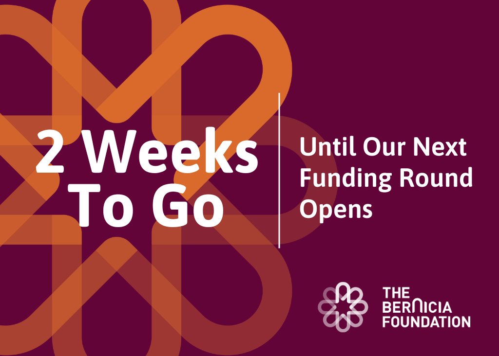 🗓️ Only 2 weeks until our funding round opens on 17th November.

After a record year supporting projects, we are looking to do it all over again. 

Find out more at berniciafoundation.com 

#MakeADifference #CommunitySupport